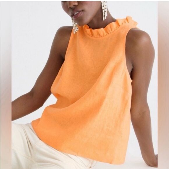J. Crew Tops - J. Crew Fleur Top in Linen Size Medium